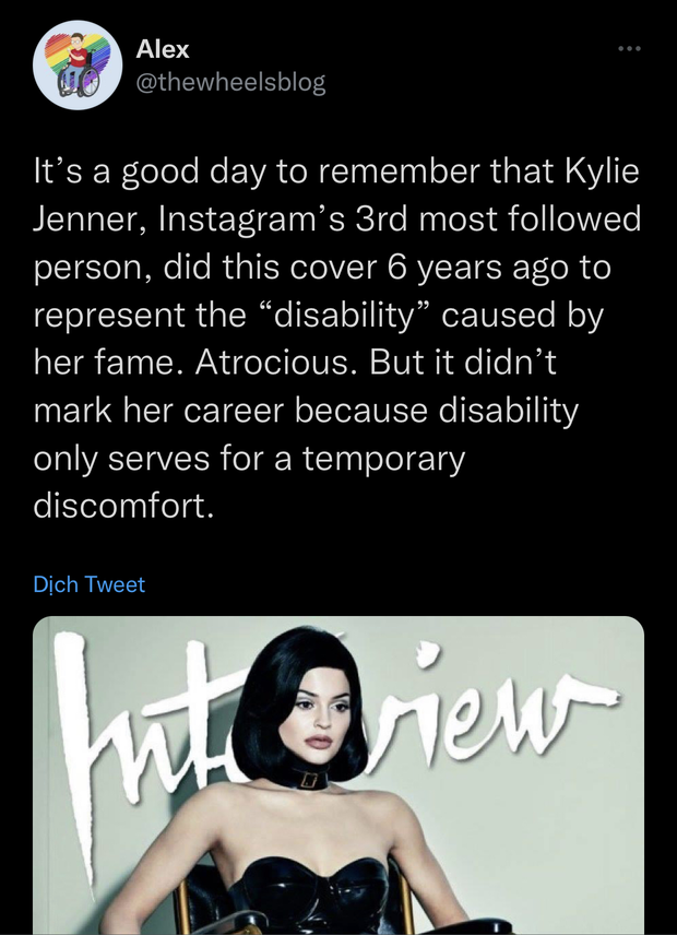 Bức ảnh gây phẫn nộ nhất hôm nay: Kylie Jenner lên đồ hở bạo ngồi xe lăn khuyết tật, chuyện gì đây? - Ảnh 3.